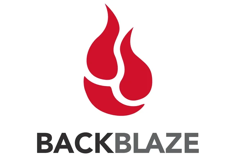 Backblaze cloud backup logo
